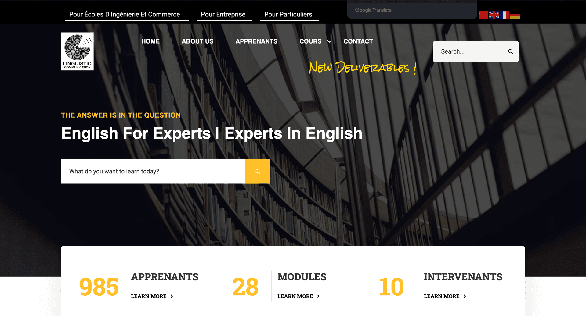 Linguistic Communication — AI-Assisted EdTech Platform